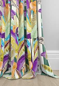 Palm Springs, Green Stripe - Made To Measure Curtains